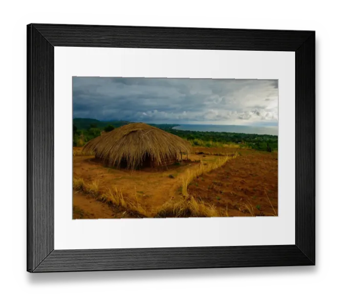 Framed Print : Overlooking Lake Malawi Framed Print : Overlooking Lake Malawi