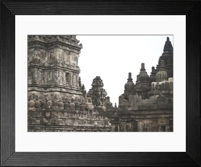 Framed Print : Prambanan temple Java Framed Print : Prambanan temple Java