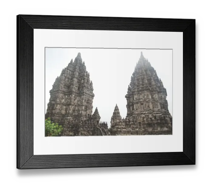 Framed Print : Prambanan towers Framed Print : Prambanan towers