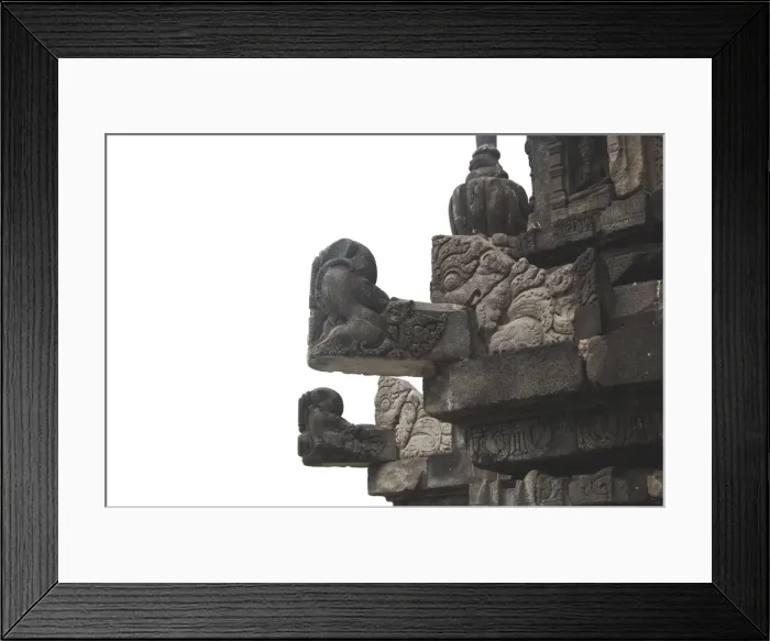 Framed Print : Prambanan Hindu temple near yogyakarta Framed Print : Prambanan Hindu temple near yogyakarta