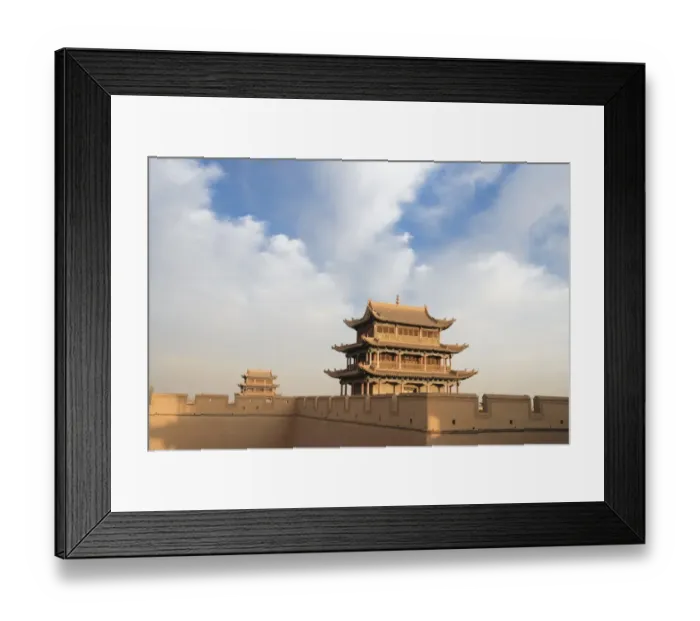 Framed Print : Jiayuguan fort Framed Print : Jiayuguan fort