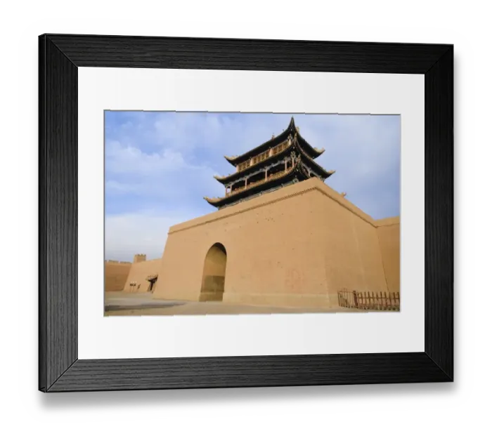 Framed Print : Jiayuguan fort Framed Print : Jiayuguan fort