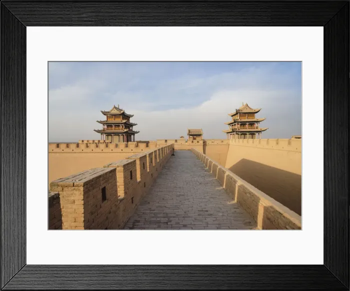 Framed Print : Jiayuguan fort Framed Print : Jiayuguan fort