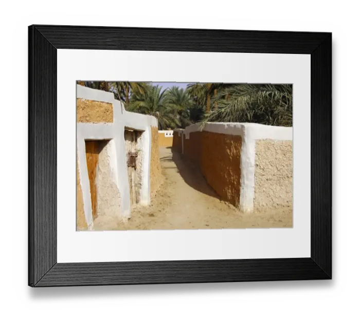 Framed Print : Lane in the old town of Ghadames, UNESCO world heritage, Libya Framed Print : Lane in the old town of Ghadames, UNESCO world heritage, Libya