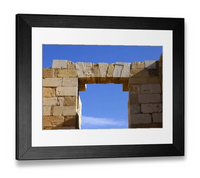 Framed Print : Window, Ruins of the Roman City Leptis Magna, Libya Framed Print : Window, Ruins of the Roman City Leptis Magna, Libya