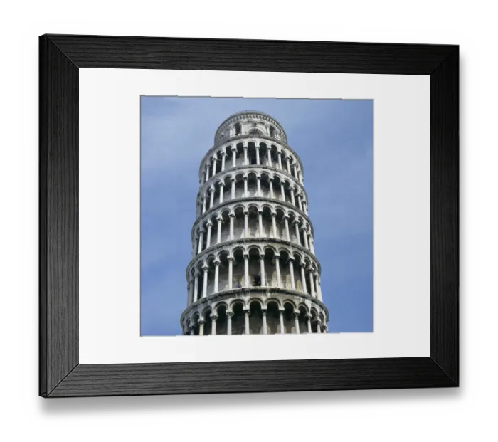 Framed Print : Leaning Tower of Pisa, Tuscany, Italy Framed Print : Leaning Tower of Pisa, Tuscany, Italy