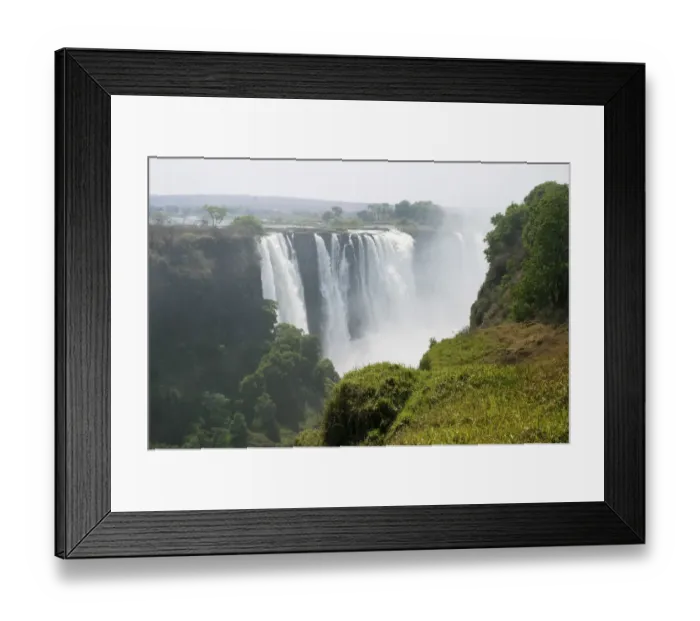 Framed Print : Victoria Falls, view from Zimbabwe, Zambezi River, Zambia, Zimbabwe, Africa Framed Print : Victoria Falls, view from Zimbabwe, Zambezi River, Zambia, Zimbabwe, Africa