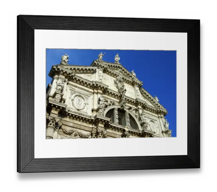 Framed Print : Chiesa di San MoisAzAš, Venice Italy Framed Print : Chiesa di San MoisAzAš, Venice Italy