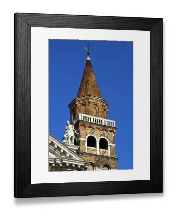 Framed Print : Spire San Moise church, Venice, Italy