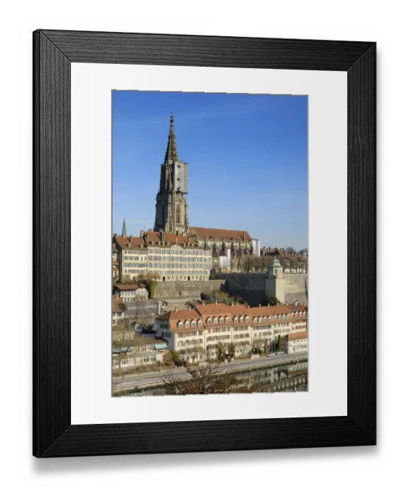 Framed Print : Bern - view of the old town - Switzerland, Europe