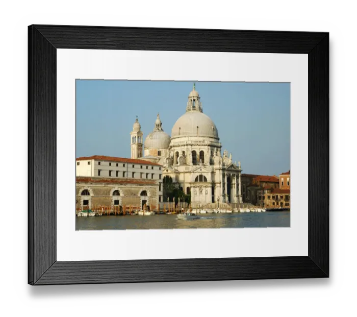 Framed Print : Basilica di Santa Maria della Salute at Canal Grande, Venice, Italy