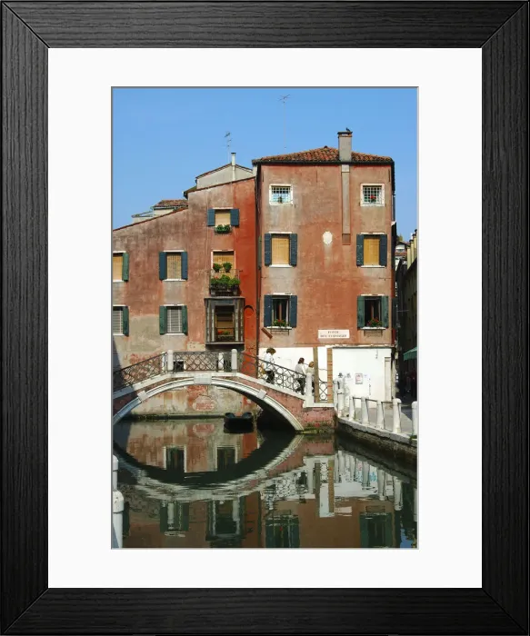 Framed Print : Backside of Venice, Italy