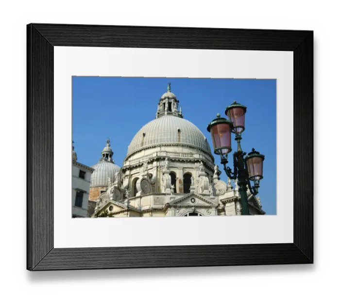 Framed Print : Basilica di Santa Maria della Salute, Venice, Italy