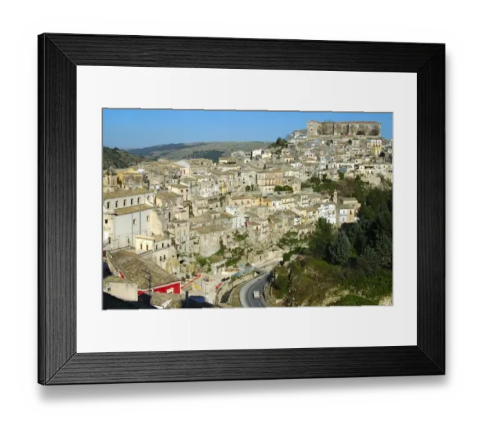 Framed Print : View at Ragusa Ibla Italy Framed Print : View at Ragusa Ibla Italy