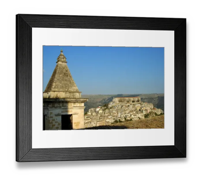 Framed Print : View at Ragusa Ibla Italy Framed Print : View at Ragusa Ibla Italy