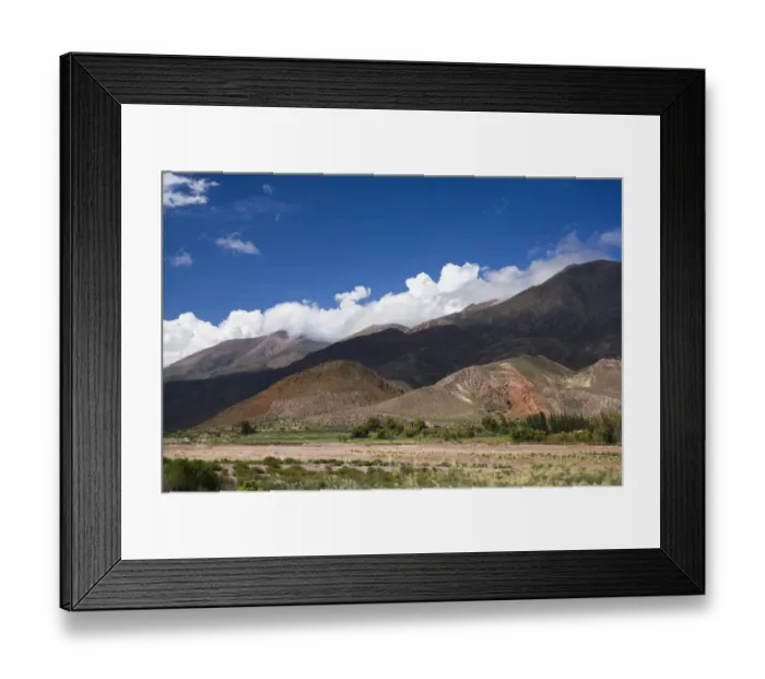 Framed Print : Landscape Quebrada de Humahuaca, Argentina, South America Framed Print : Landscape Quebrada de Humahuaca, Argentina, South America