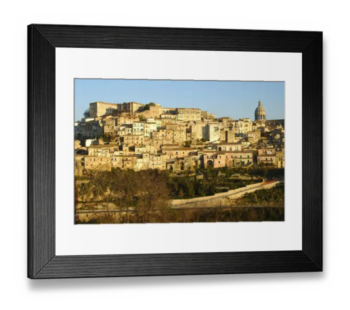 Framed Print : View at Ragusa Ibla Italy Framed Print : View at Ragusa Ibla Italy