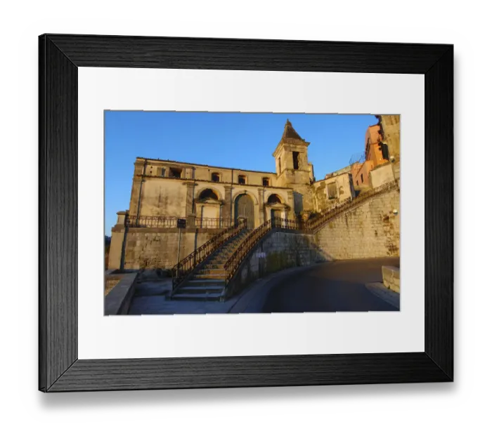 Framed Print : Chiesa delle scale Ragusa Italy Framed Print : Chiesa delle scale Ragusa Italy
