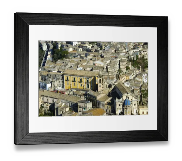 Framed Print : View at Ragusa Ibla Italy Framed Print : View at Ragusa Ibla Italy