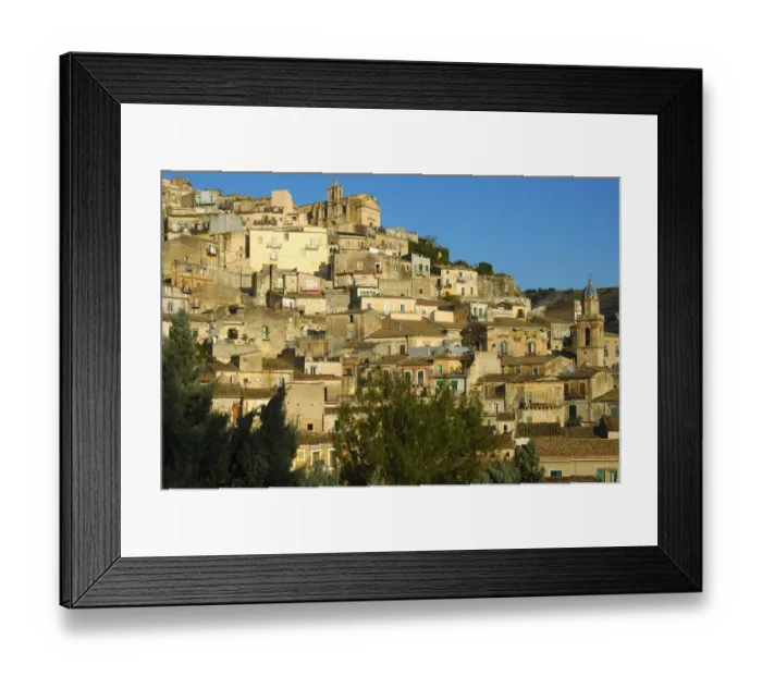 Framed Print : View at Ragusa Italy Framed Print : View at Ragusa Italy