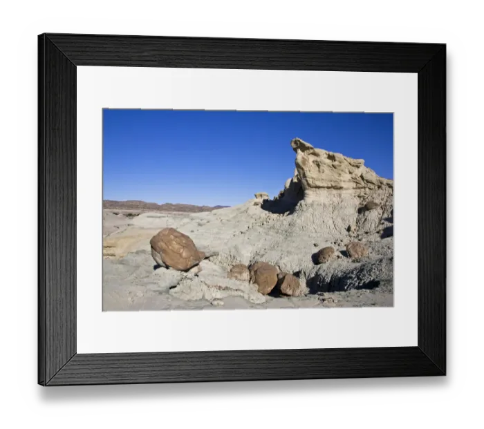 Framed Print : Big round stones at National Park Parque Provincial Ischigualasto, Central Andes, Argentina, South America Framed Print : Big round stones at National Park Parque Provincial Ischigualasto, Central Andes, Argentina, South America
