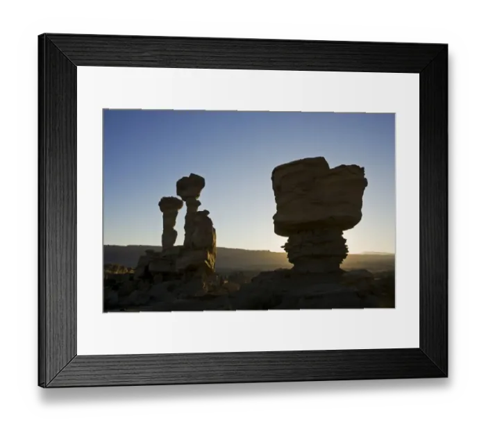 Framed Print : Bizarrely rock El Submarino (the submarine) at National Park Parque Provincial Ischigualasto, Central Andes, Argentina, South America