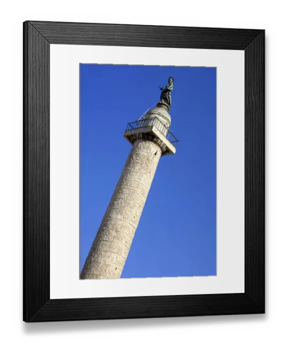 Framed Print : Classical Trajans Column Rome Italy Framed Print : Classical Trajans Column Rome Italy