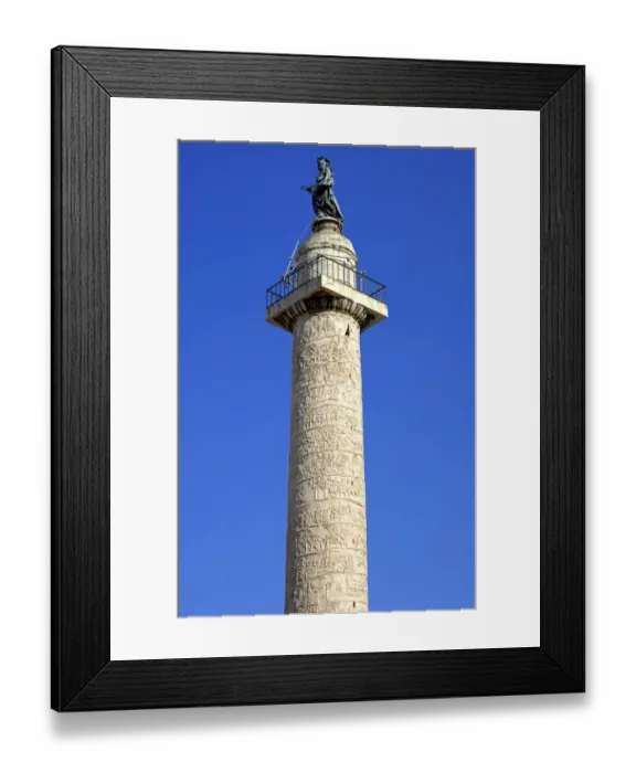 Framed Print : Classical Trajans Column Rome Italy Framed Print : Classical Trajans Column Rome Italy