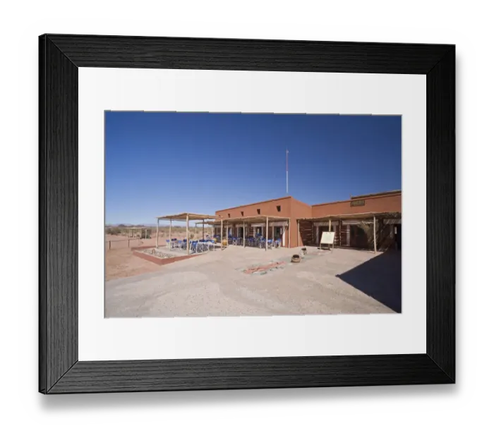 Framed Print : Snack bar in the national park, Parque Nacional Talampaya, Argentina, South America Framed Print : Snack bar in the national park, Parque Nacional Talampaya, Argentina, South America