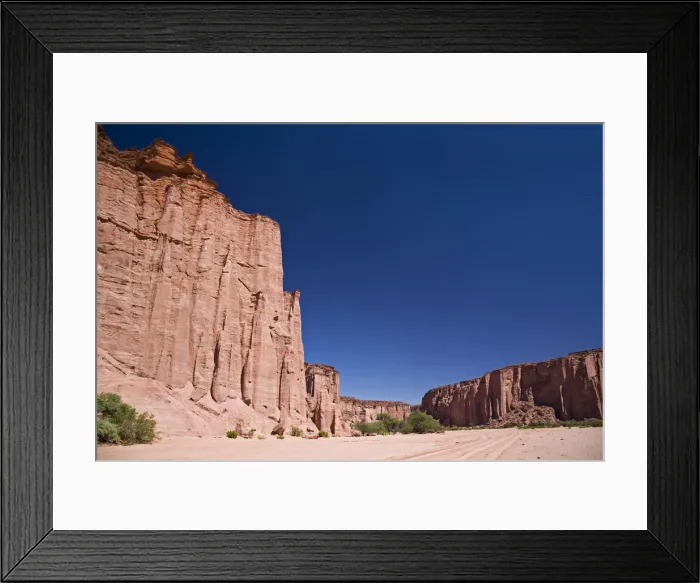 Framed Print : Sandstone canyon in the national park, Parque Nacional Talampaya, Argentina, South America Framed Print : Sandstone canyon in the national park, Parque Nacional Talampaya, Argentina, South America