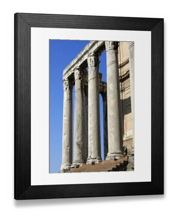 Framed Print : Temple of Antoninus and Faustina Forum Romanum Rome Italy Framed Print : Temple of Antoninus and Faustina Forum Romanum Rome Italy