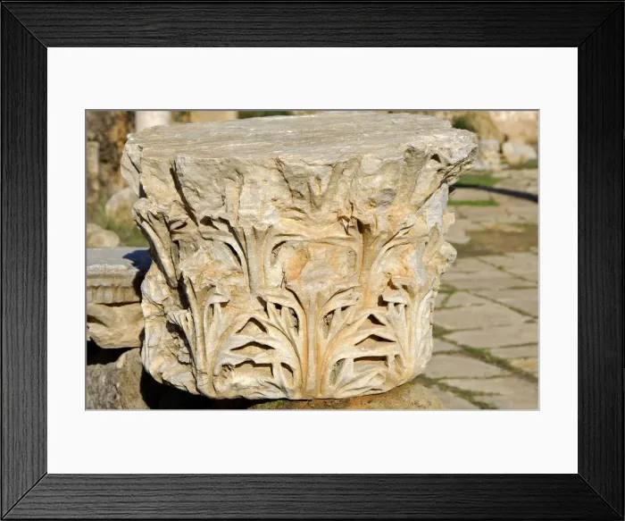 Framed Print : Corinthian capital Leptis Magna Libya Framed Print : Corinthian capital Leptis Magna Libya