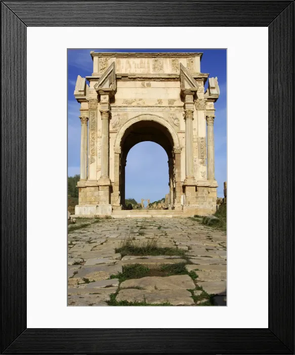 Framed Print : Arch of Septimus Severus Leptis Magna Libya Framed Print : Arch of Septimus Severus Leptis Magna Libya