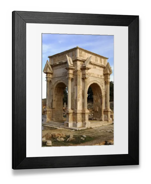 Framed Print : Arch of Septimus Severus Leptis Magna Libya Framed Print : Arch of Septimus Severus Leptis Magna Libya