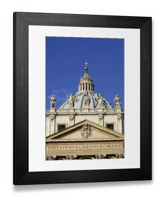 Framed Print : Basilica of Saint Peter Vatican Rome Framed Print : Basilica of Saint Peter Vatican Rome