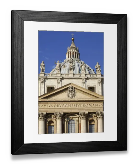 Framed Print : Basilica of Saint Peter Vatican Rome Framed Print : Basilica of Saint Peter Vatican Rome