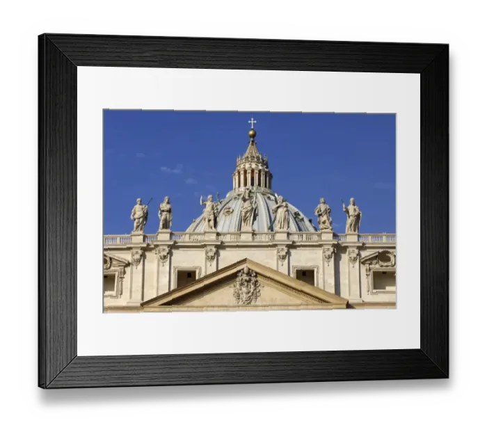 Framed Print : Basilica of Saint Peter Vatican Rome Framed Print : Basilica of Saint Peter Vatican Rome