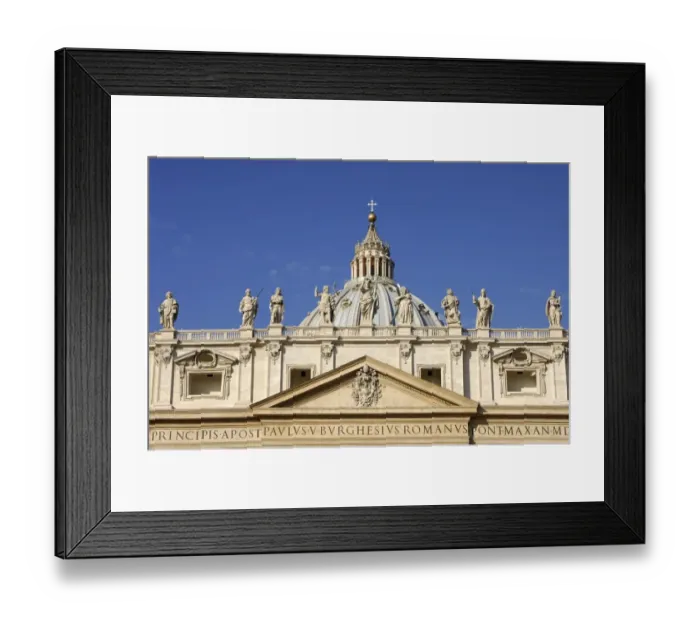 Framed Print : Basilica of Saint Peter Vatican Rome Framed Print : Basilica of Saint Peter Vatican Rome