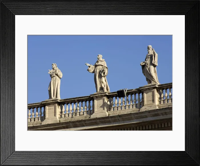 Framed Print : Ionic entablatures Colonnade St. Peters square Vatican Rome Framed Print : Ionic entablatures Colonnade St. Peters square Vatican Rome