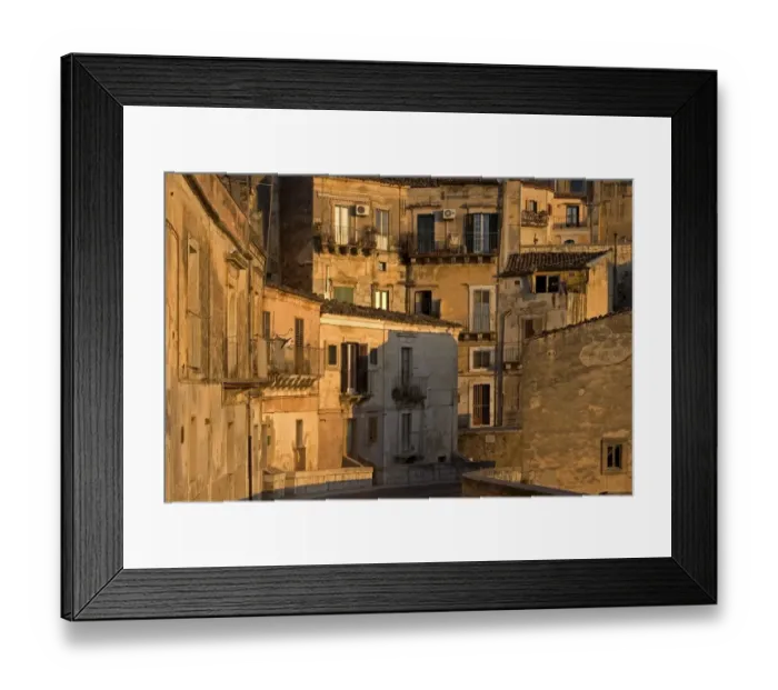 Framed Print : Old town of Ragusa Italy Framed Print : Old town of Ragusa Italy