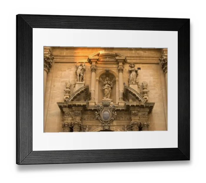 Framed Print : Cathedral San Giovanni St. John the Baptist Ragusa Italy