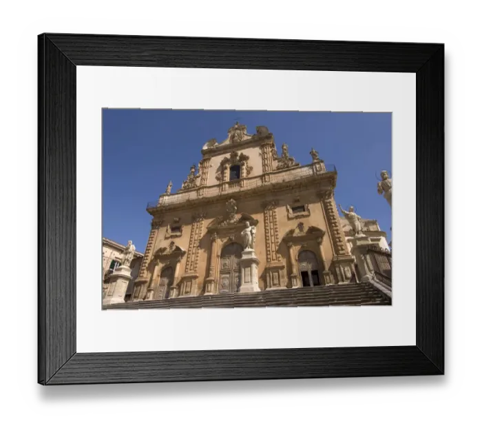 Framed Print : Cathedral of San Pietro Modica Italy Framed Print : Cathedral of San Pietro Modica Italy
