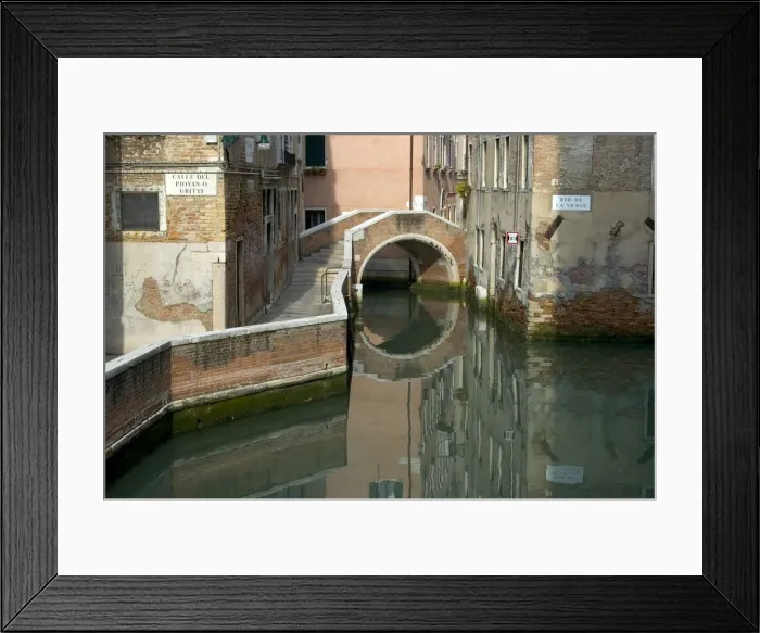 Framed Print : Bridge Venice Italy
