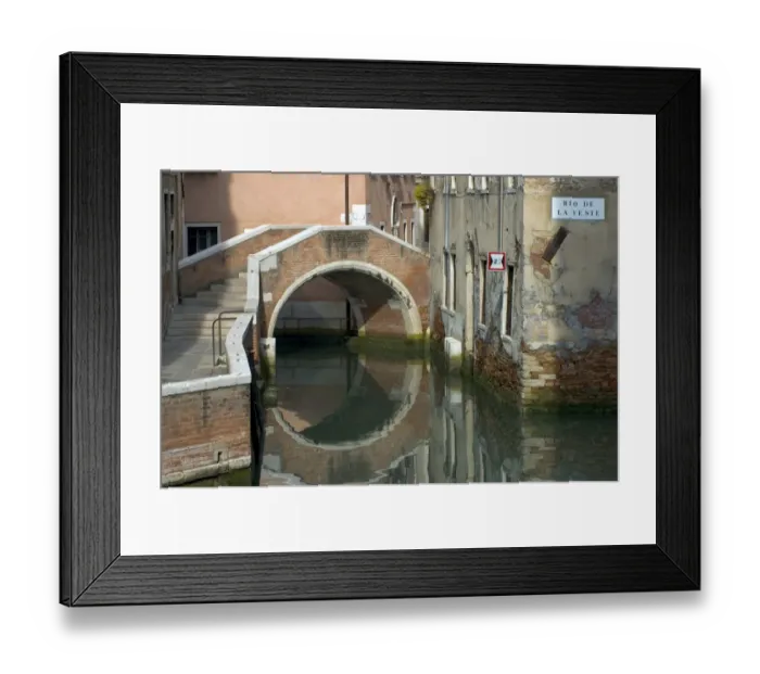 Framed Print : Bridge Venice Italy