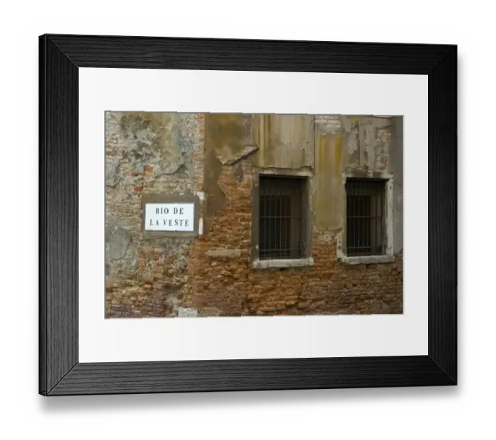 Framed Print : In the old town Venice Italy