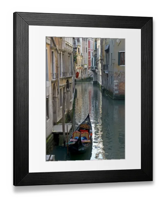 Framed Print : In the canals of Venice Italy