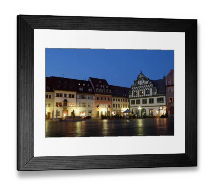 Framed Print : UNESCO World Heritage Site classic Weimar, Markt Weimar Thuringia Germany Framed Print : UNESCO World Heritage Site classic Weimar, Markt Weimar Thuringia Germany