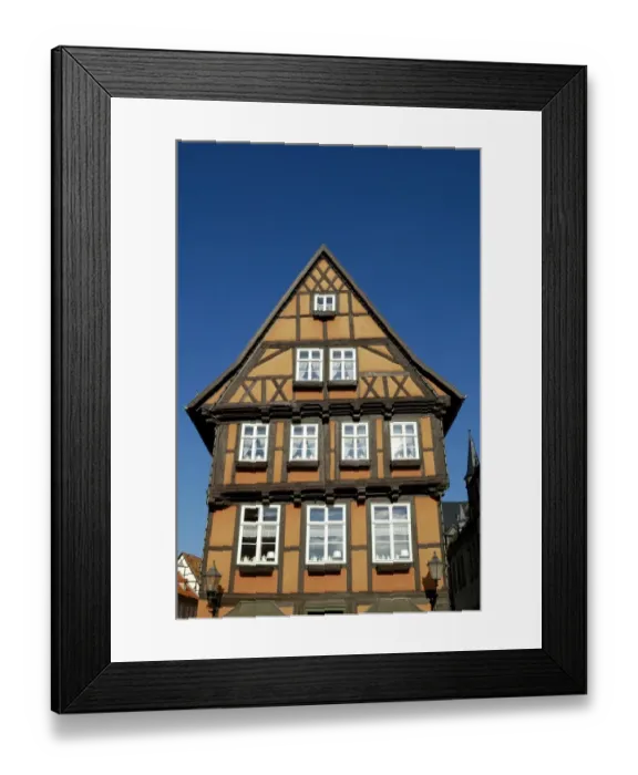 Framed Print : UNESCO World Heritage Site, Quedlinburg, Germany, Saxony-Anhalt Framed Print : UNESCO World Heritage Site, Quedlinburg, Germany, Saxony-Anhalt