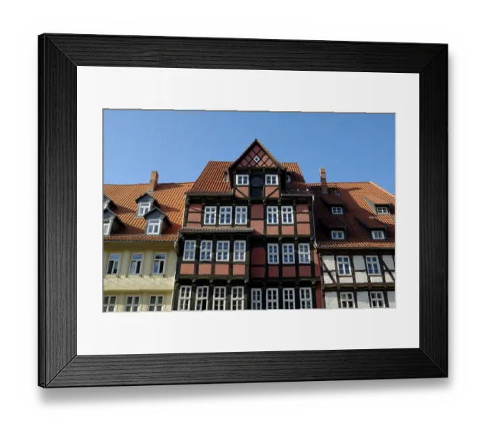 Framed Print : UNESCO World Heritage Site, Quedlinburg, Germany, Saxony-Anhalt, market Framed Print : UNESCO World Heritage Site, Quedlinburg, Germany, Saxony-Anhalt, market