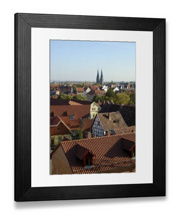 Framed Print : UNESCO World Heritage Site, Quedlinburg, Germany, Saxony-Anhalt Framed Print : UNESCO World Heritage Site, Quedlinburg, Germany, Saxony-Anhalt